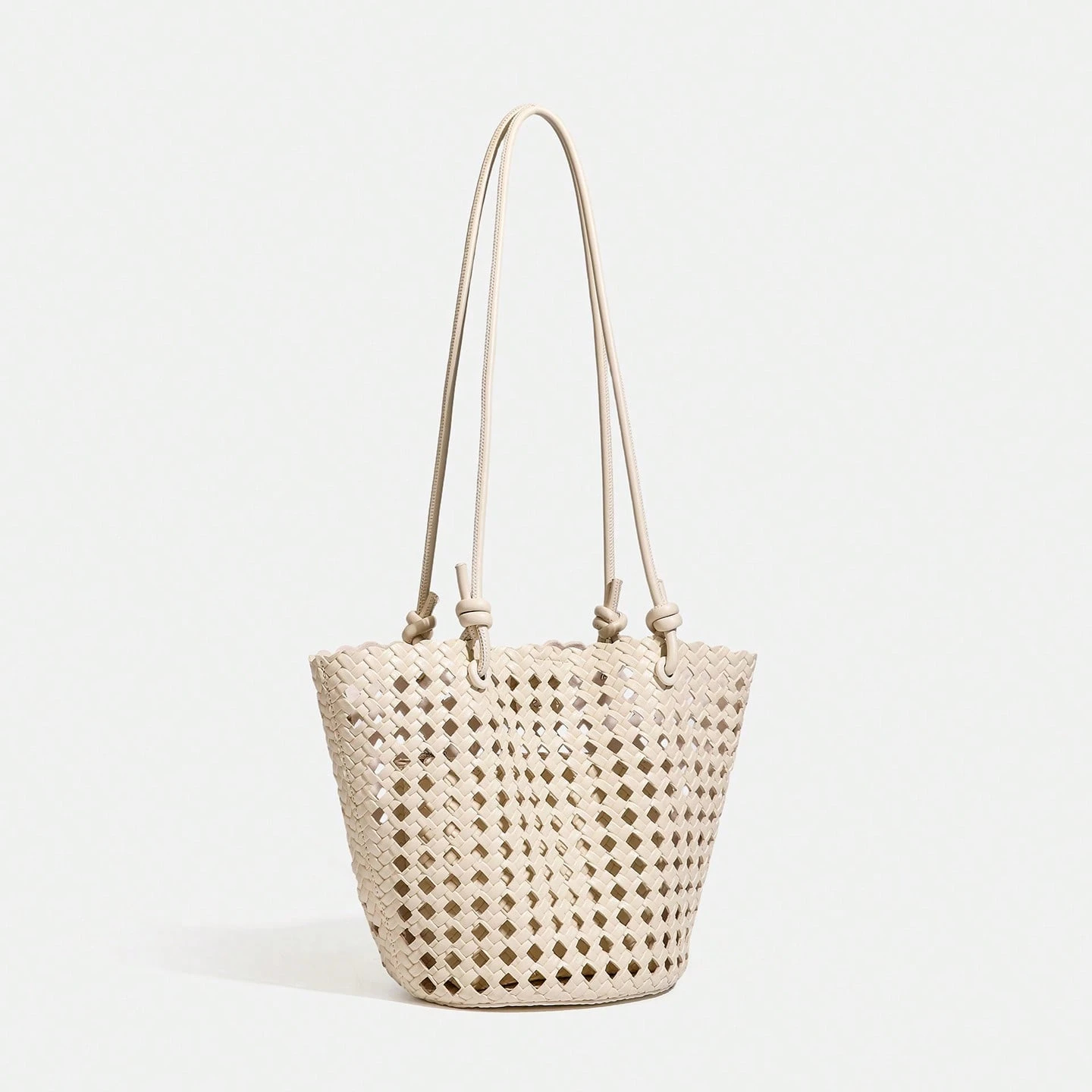 Openwork Woven Bag