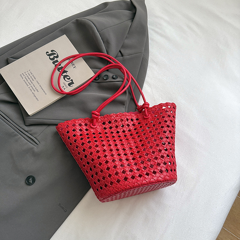 Openwork Woven Bag