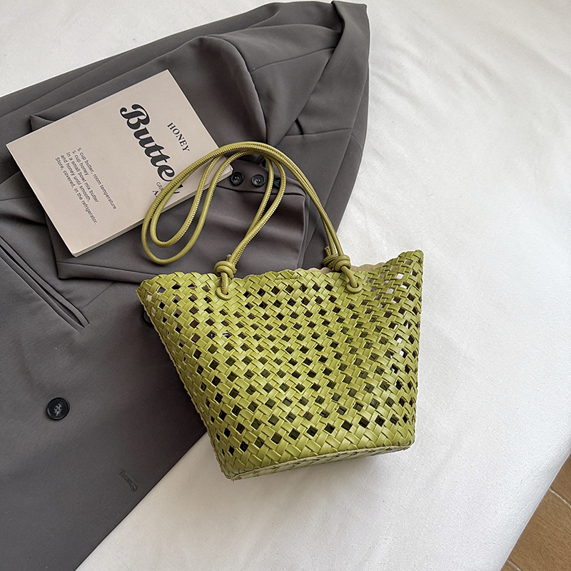 Openwork Woven Bag