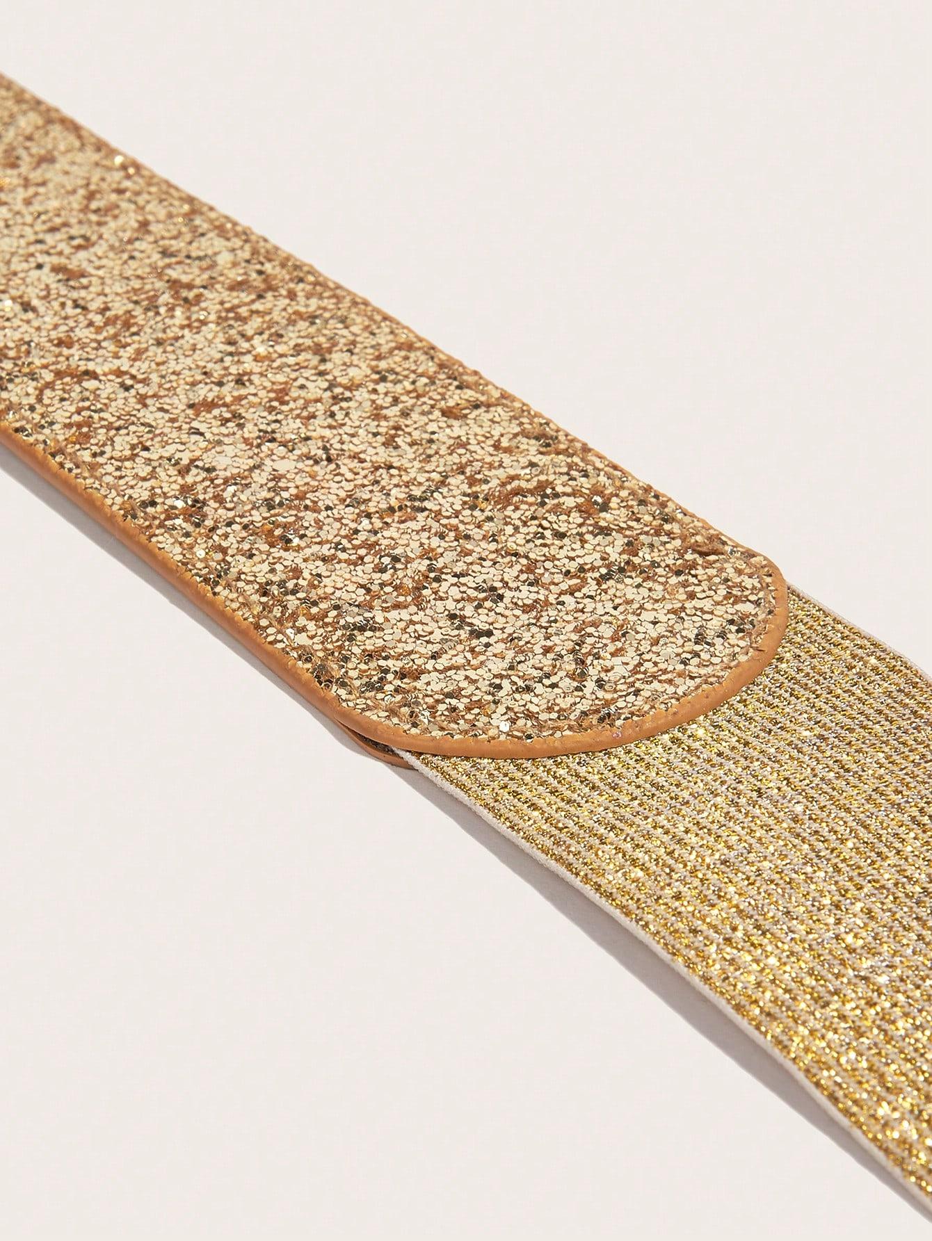 Elegant Metal Elastic Wide Waist Belt
