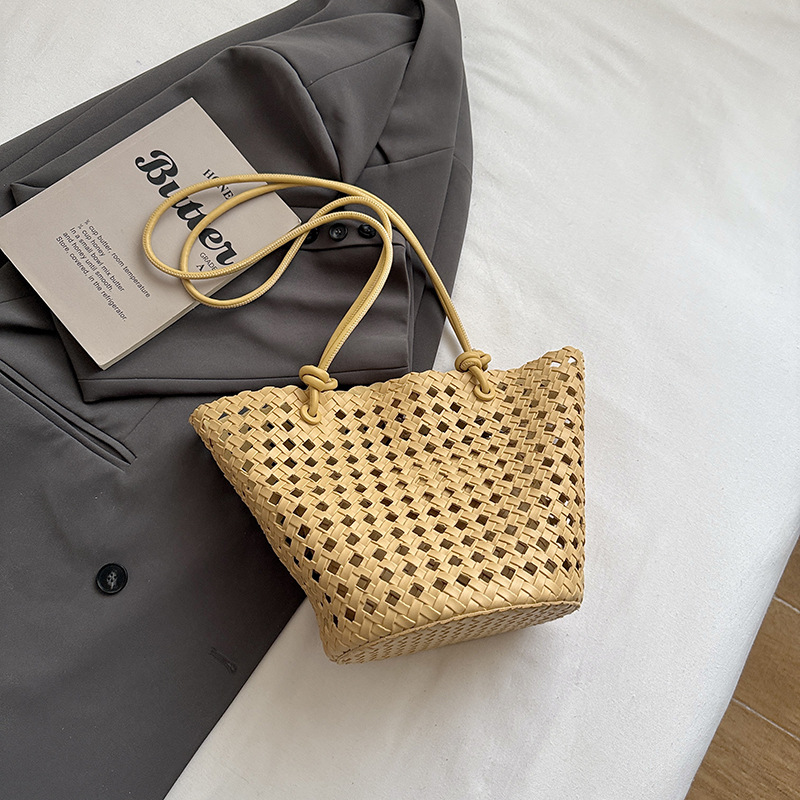 Openwork Woven Bag