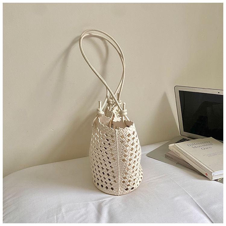 Openwork Woven Bag