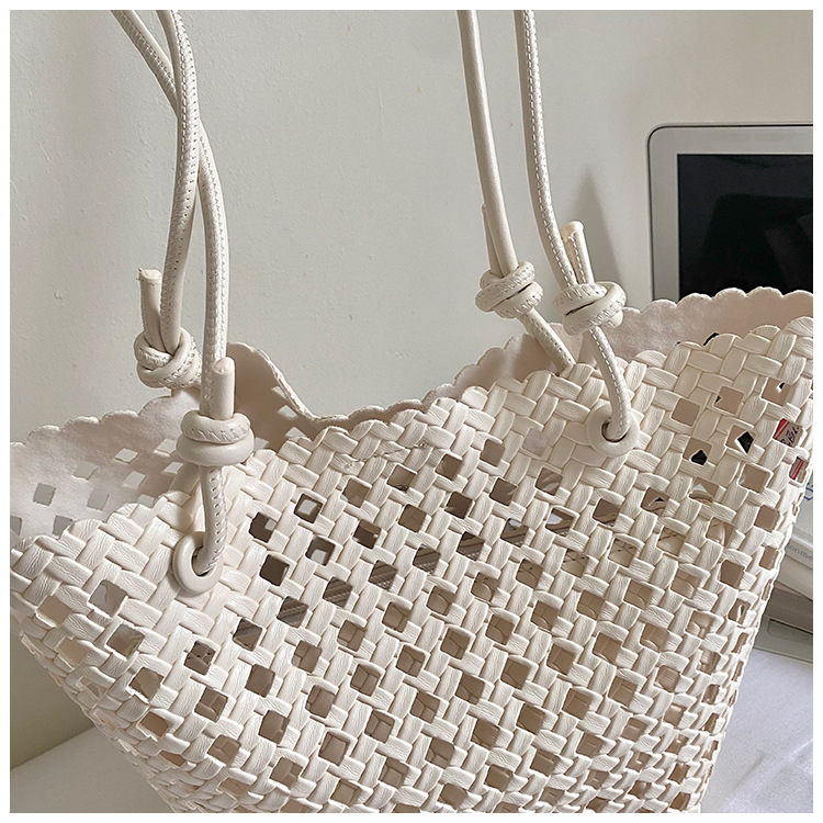 Openwork Woven Bag