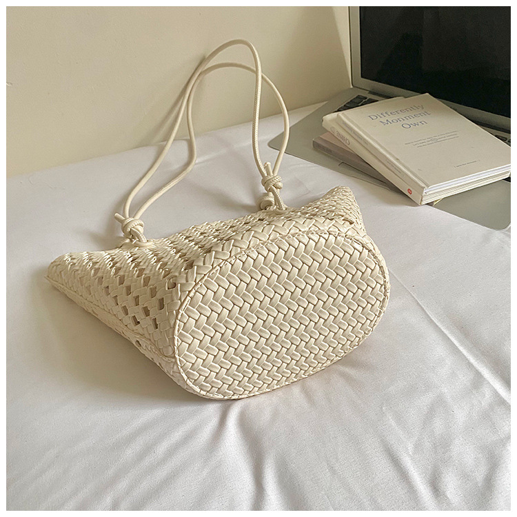 Openwork Woven Bag