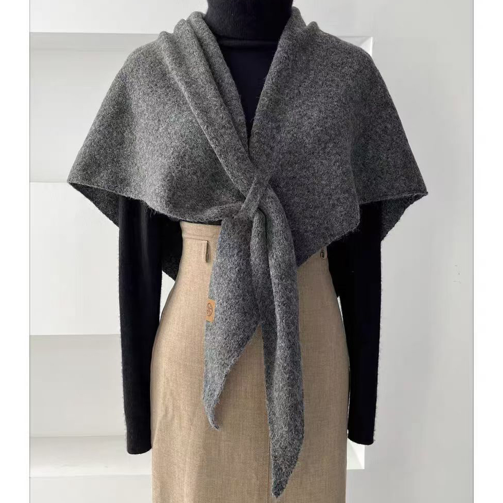 Cross Triangle Shawl