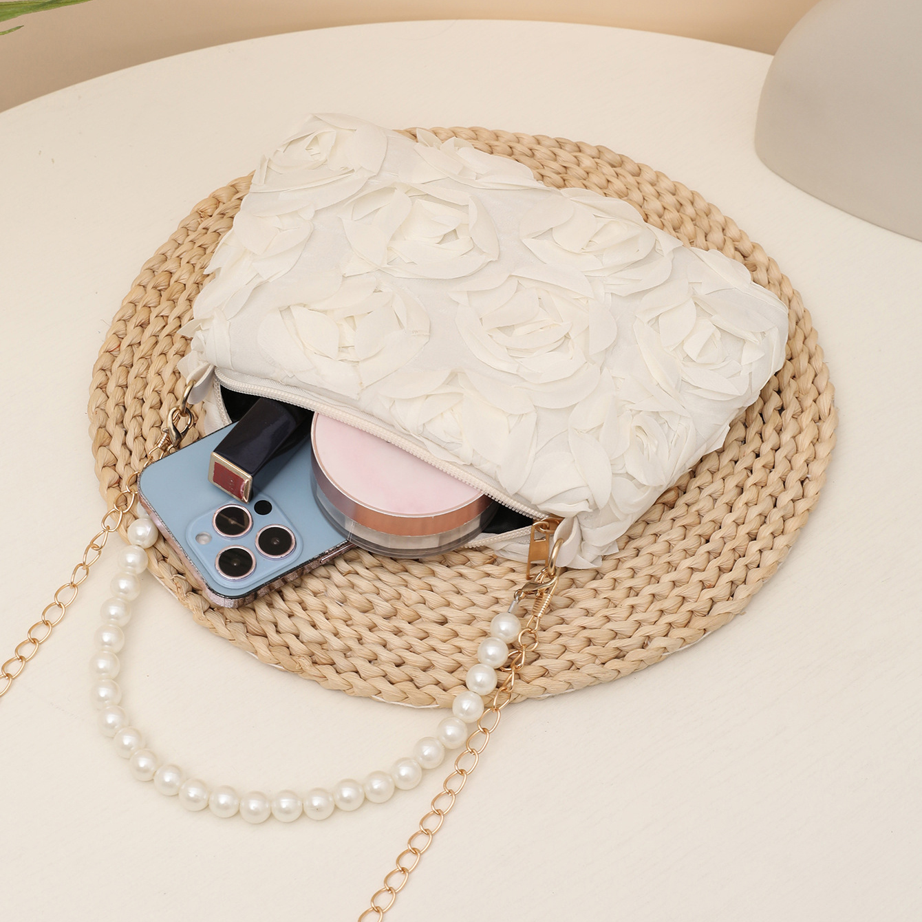 3d Rose Flower Pearl 3d Rose Flower Pearlbag