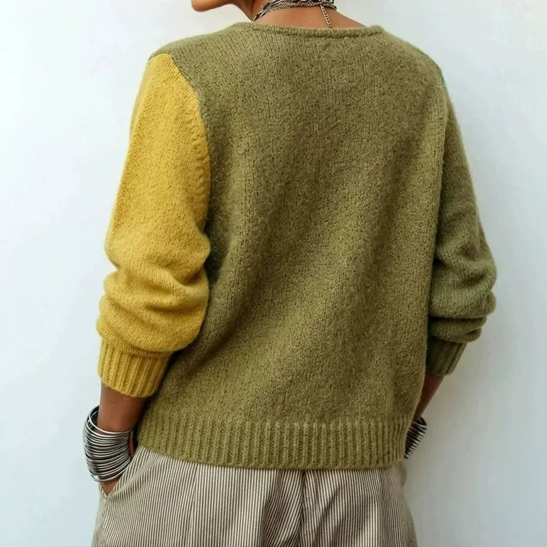Women's Fall Winter Cozy Asymmetric-neck Ribbed Pullover Top