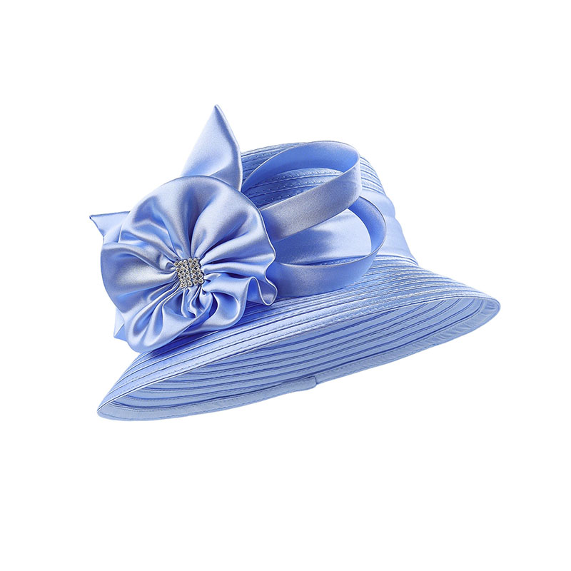 French Retro Mesh Floral Woolen Hatm