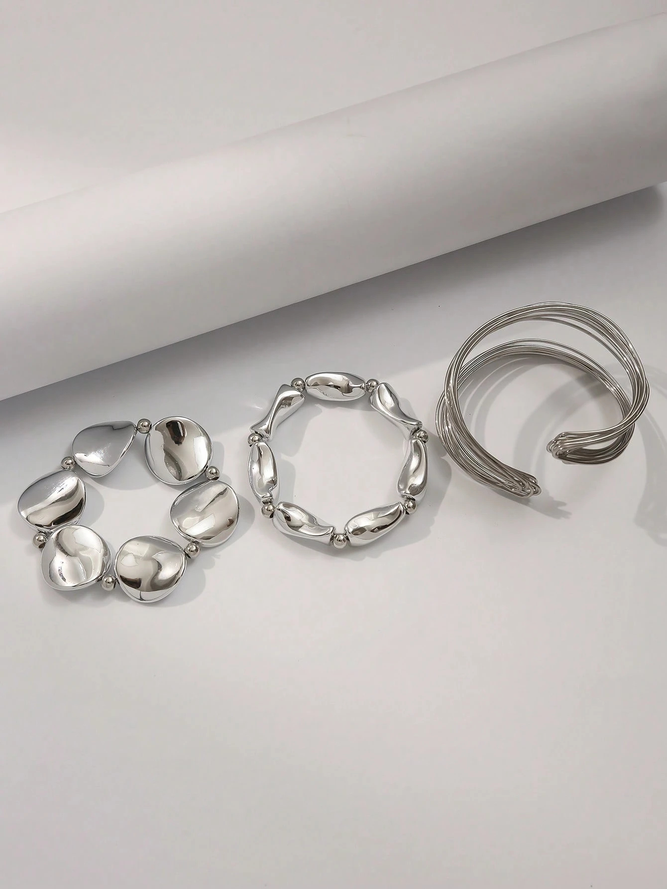 3pcs/set Elegant Geometric Exaggerated  Jewelry Set