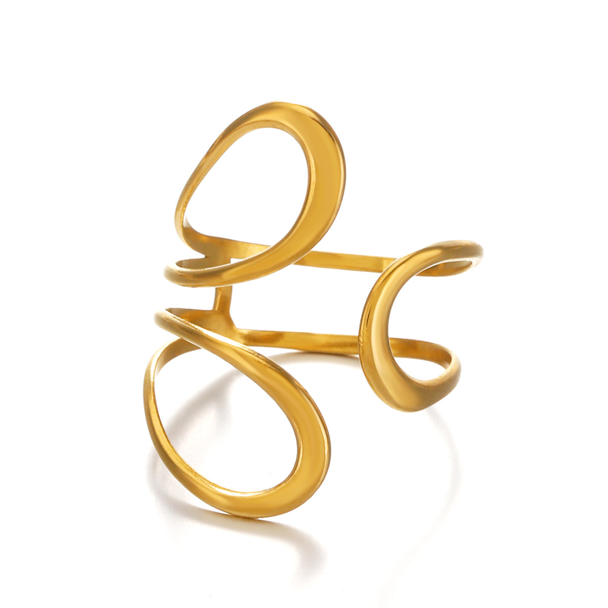 1pcs/set Elegant Color Won't Fade When Opened Ring