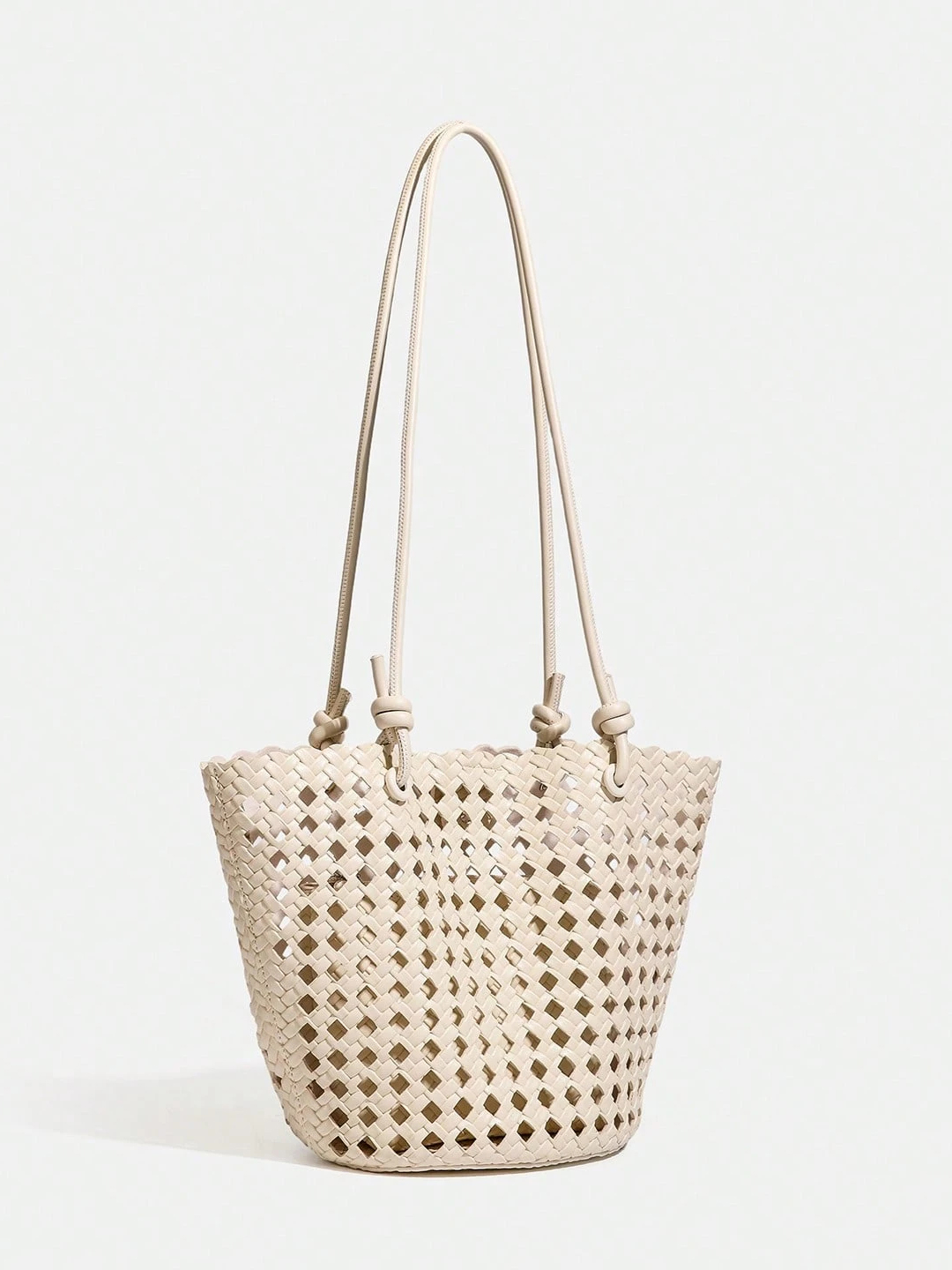 Openwork Woven Bag