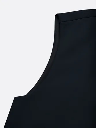 Retro Solid Color Elegant Slim-fit Dress
