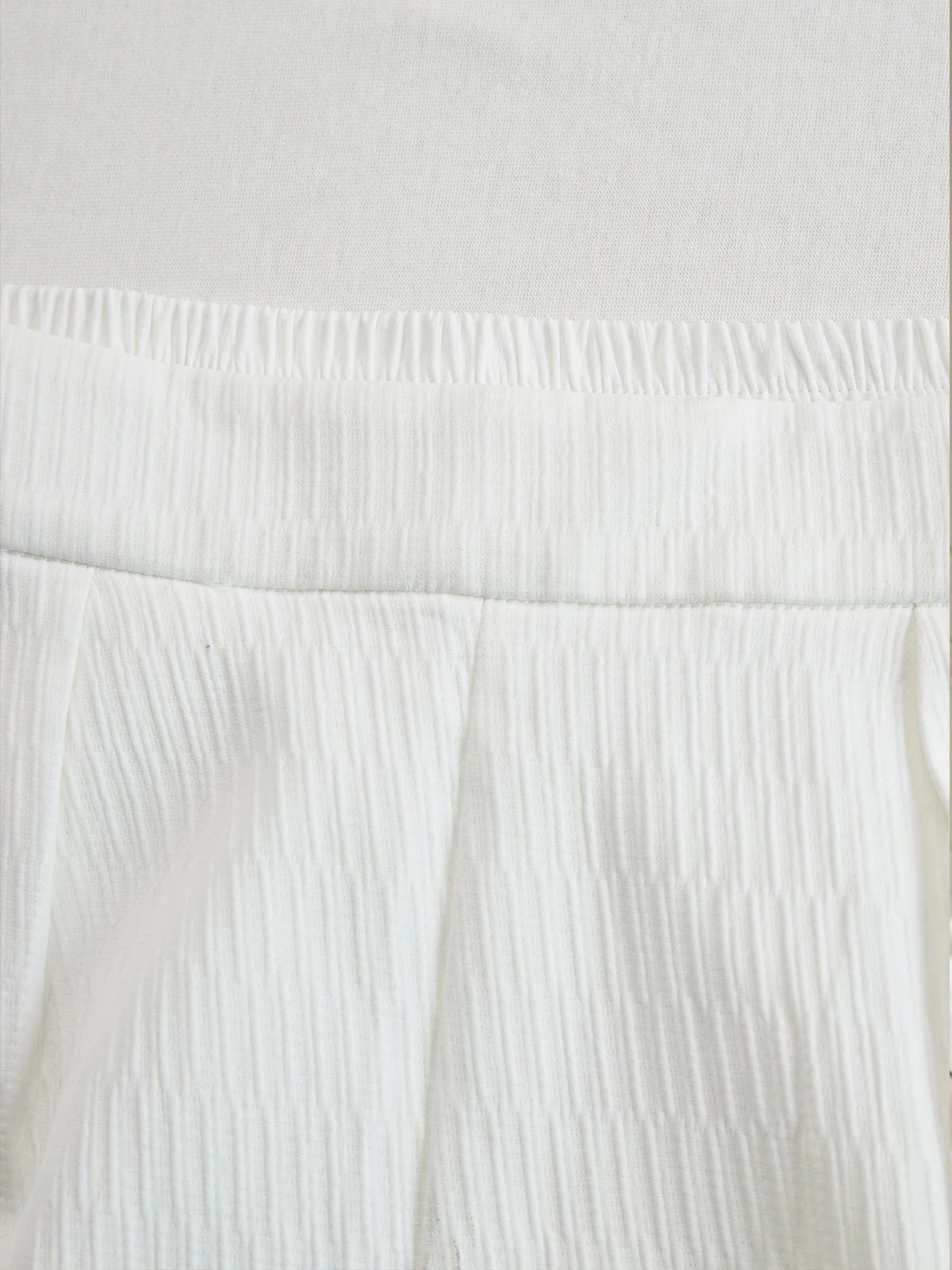 Casual High Waisted With Blended Crop Top Two-piece Set