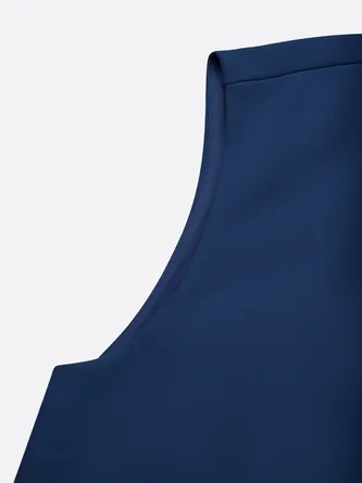 Retro Solid Color Elegant Slim-fit Dress