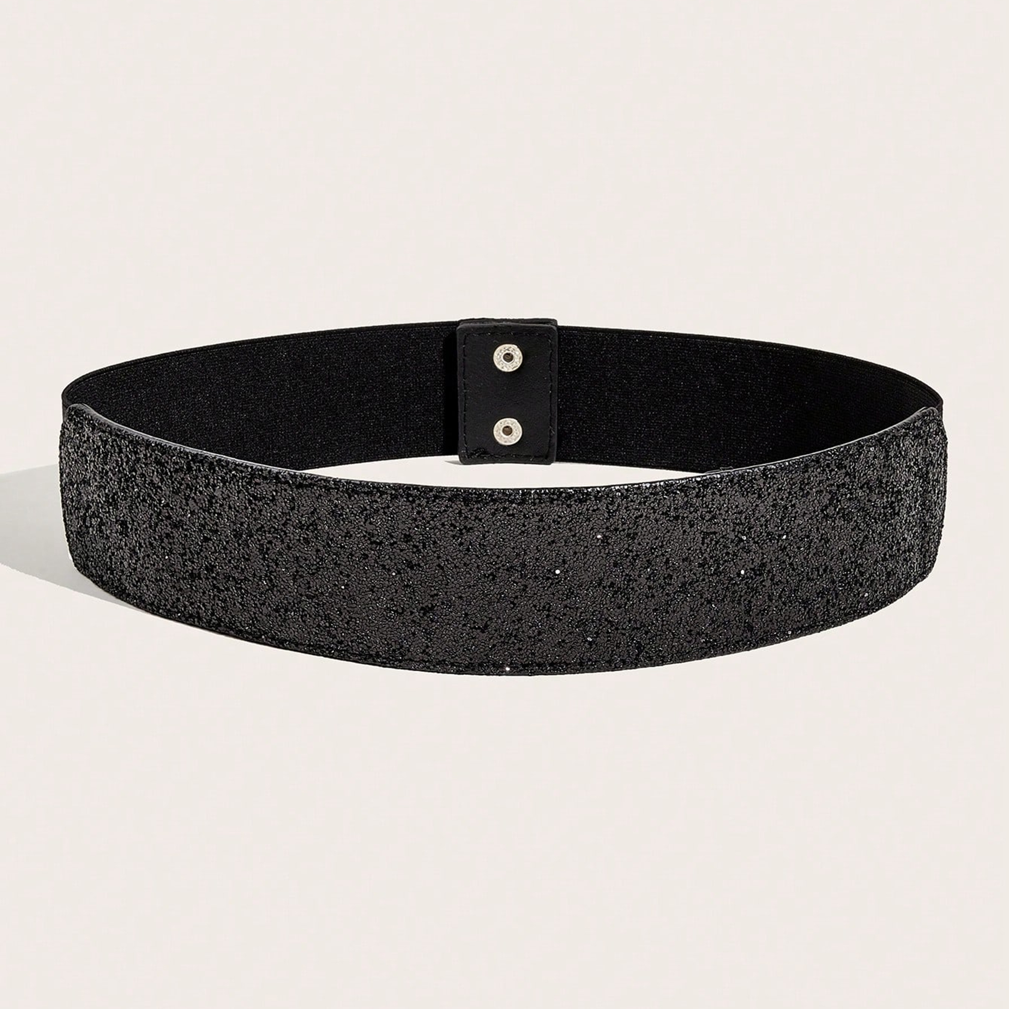 Elegant Metal Elastic Wide Waist Belt