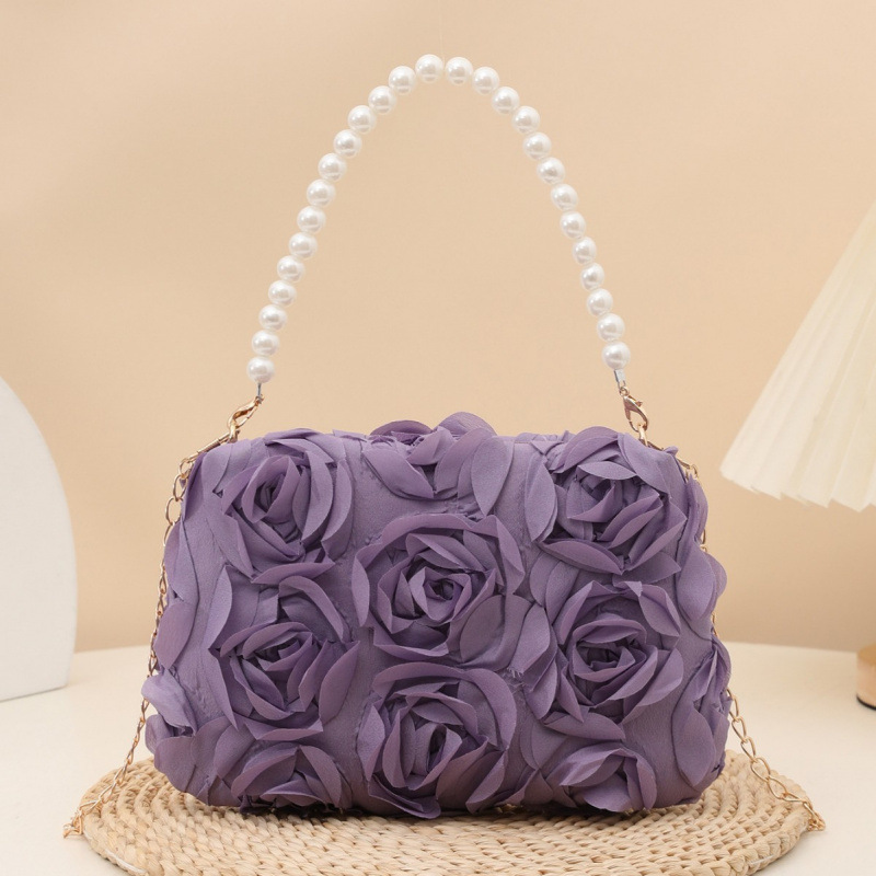 3d Rose Flower Pearl 3d Rose Flower Pearlbag