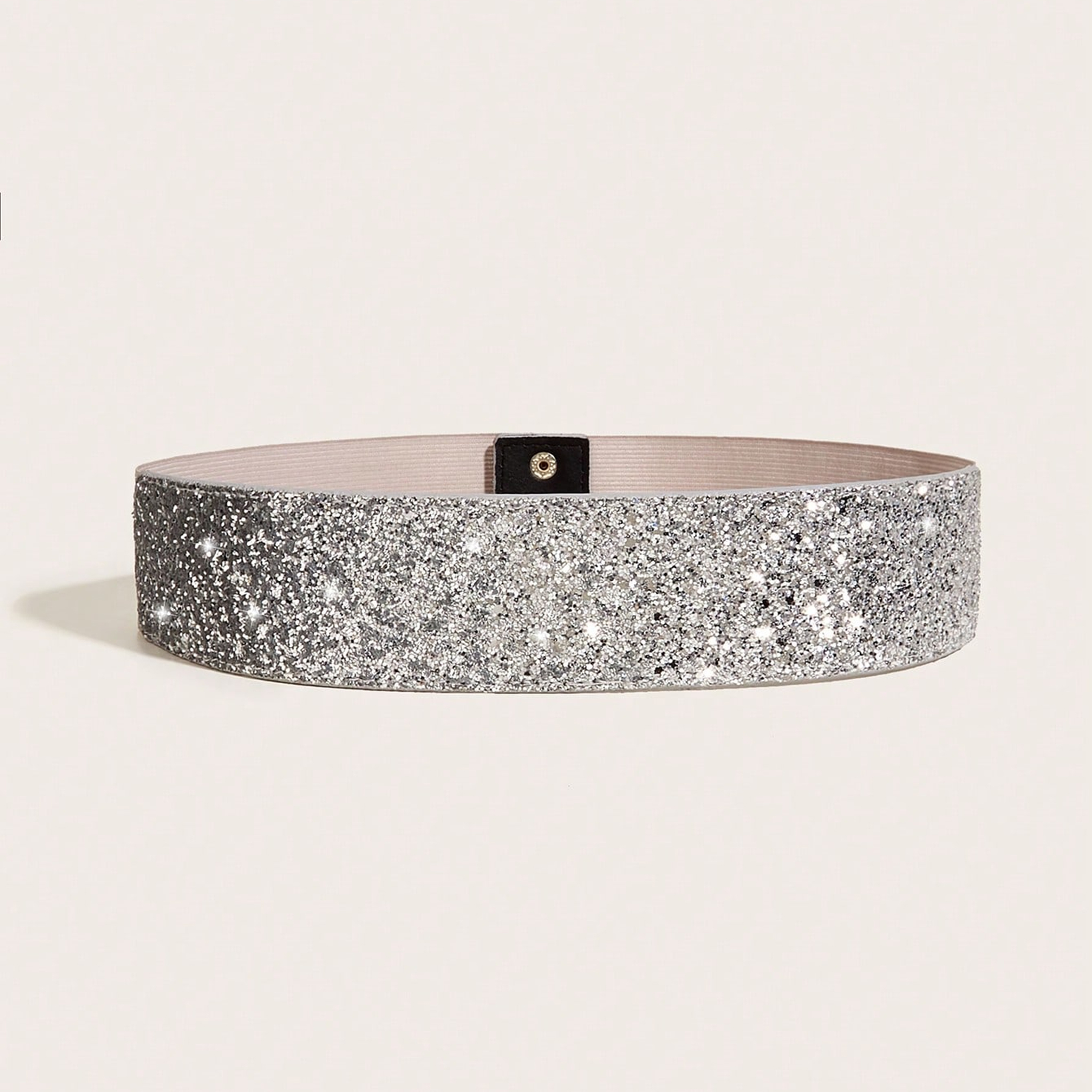 Elegant Metal Elastic Wide Waist Belt