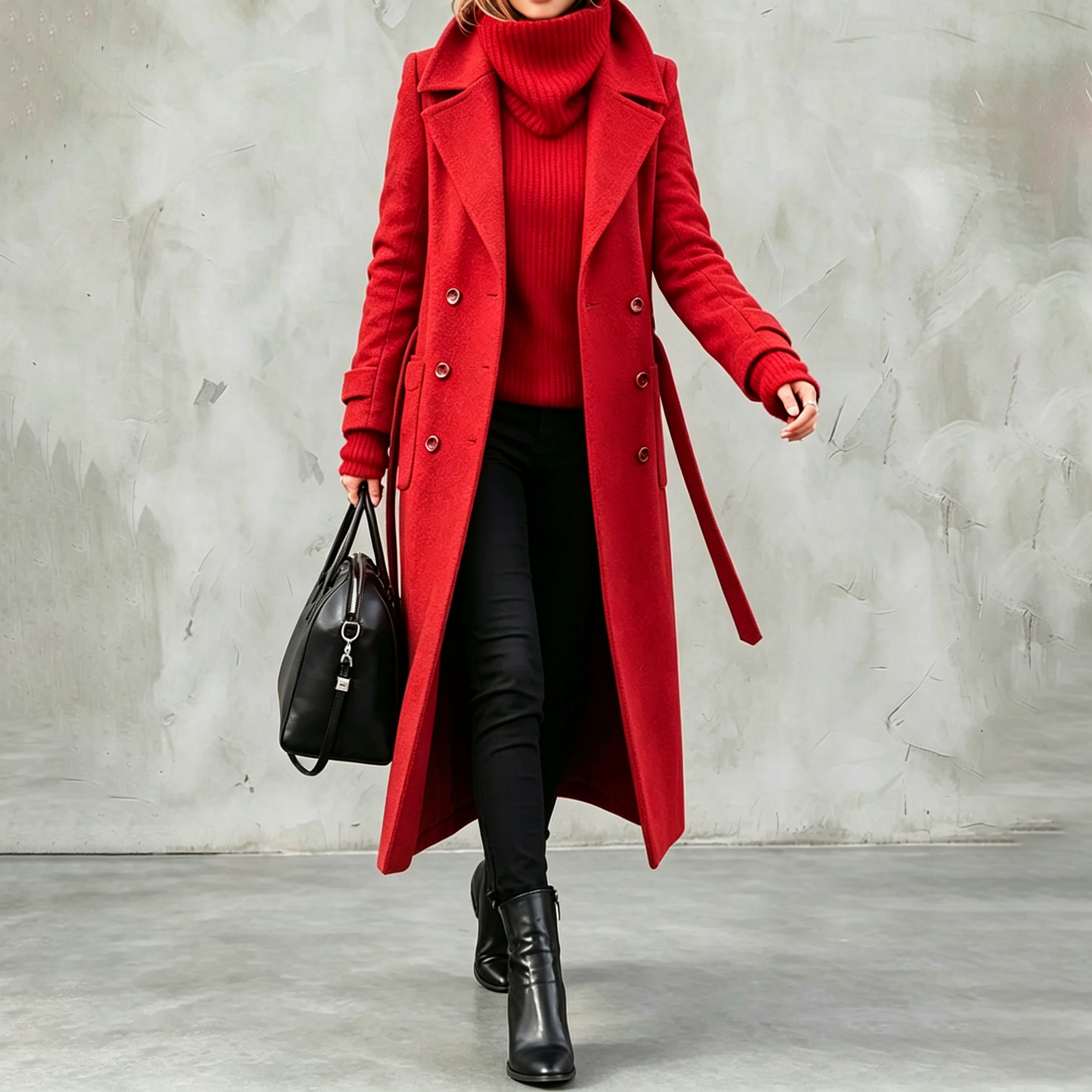 Elegant Wool L.ong Coat