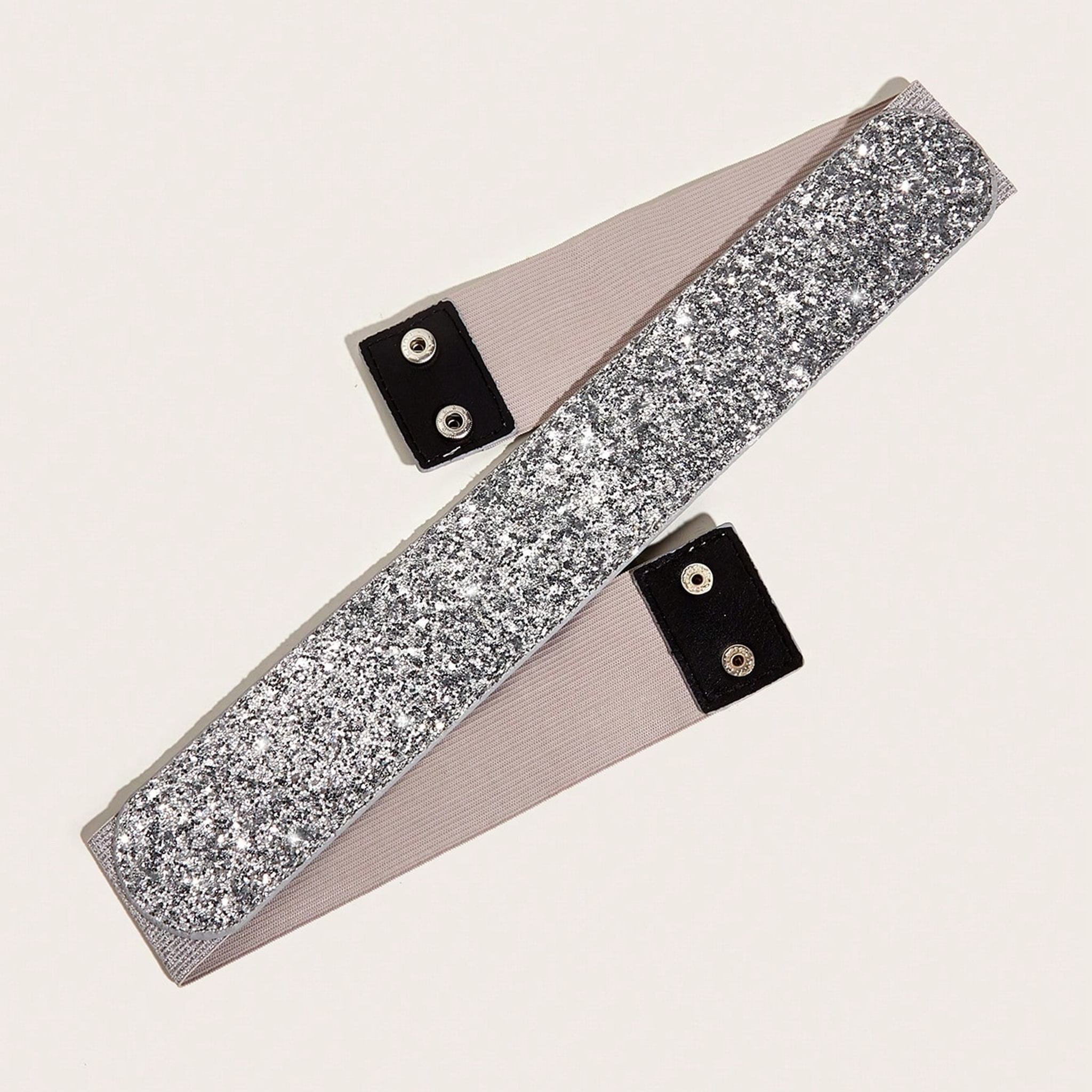 Elegant Metal Elastic Wide Waist Belt
