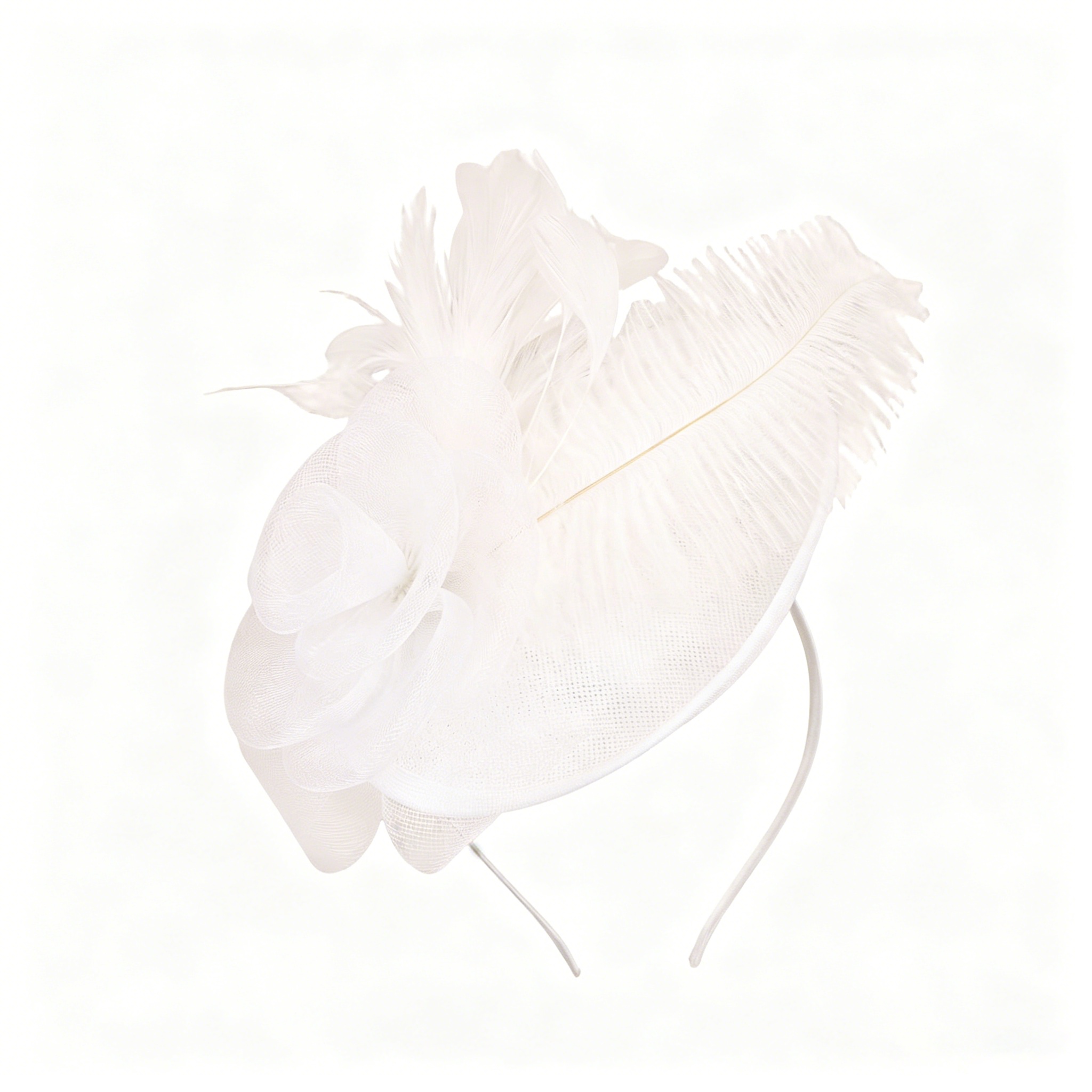 French Retro Mesh Floral Woolen Hatm