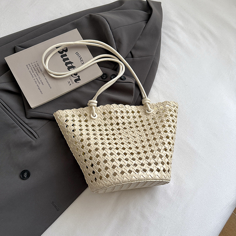 Openwork Woven Bag