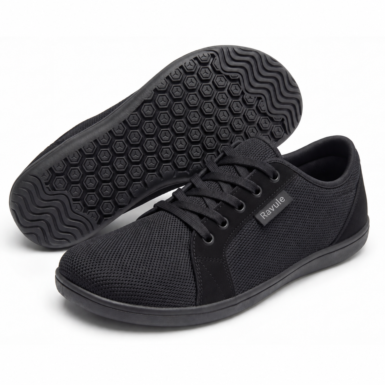 Men's Wide Toe Box Minimalist Barefoot Mesh Casual Sneakers