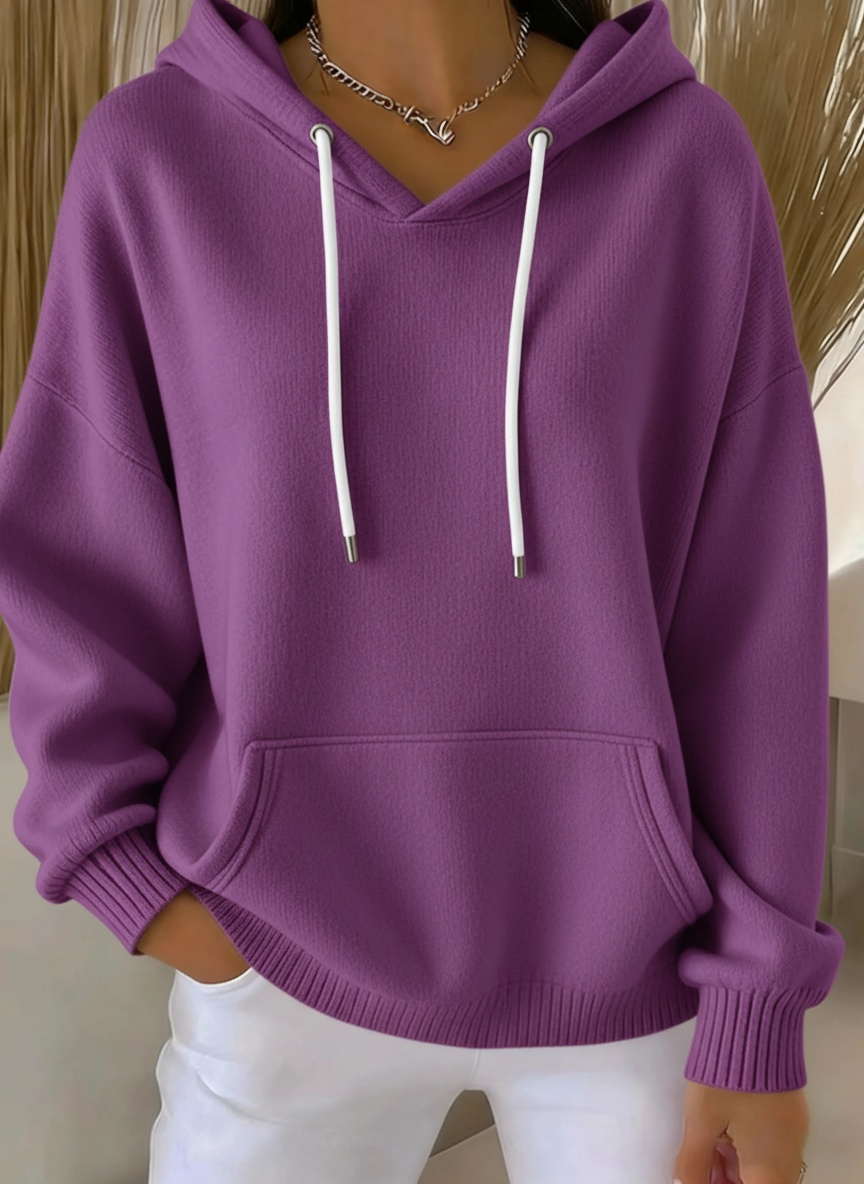 🎄Christmas Clearance Sale🔥Women's Casual kint Jacquard Multicolor Hoodie