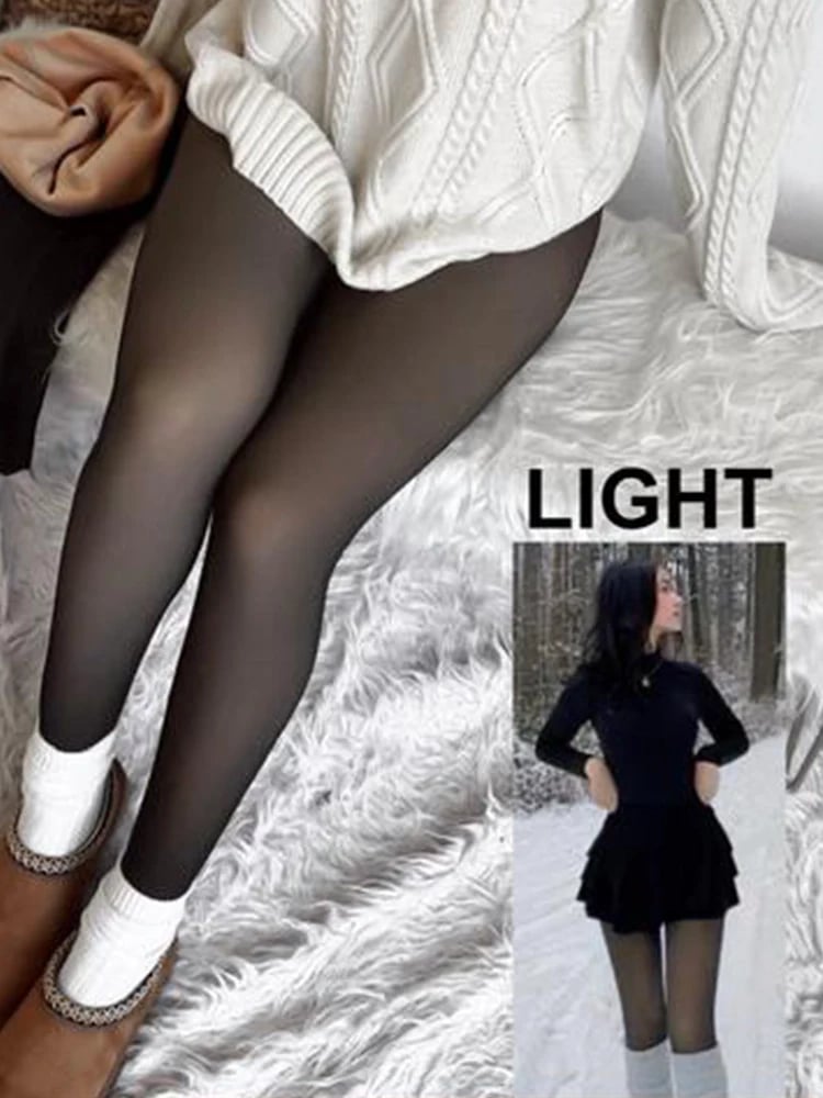 🔥MAGIC Bare-Leg Look Fleece Lined Tights☁️