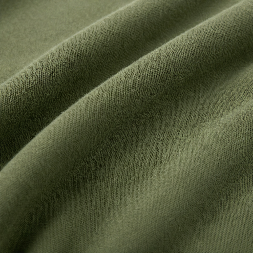 Raw-Edge Split-Cuff Oversized Pullover