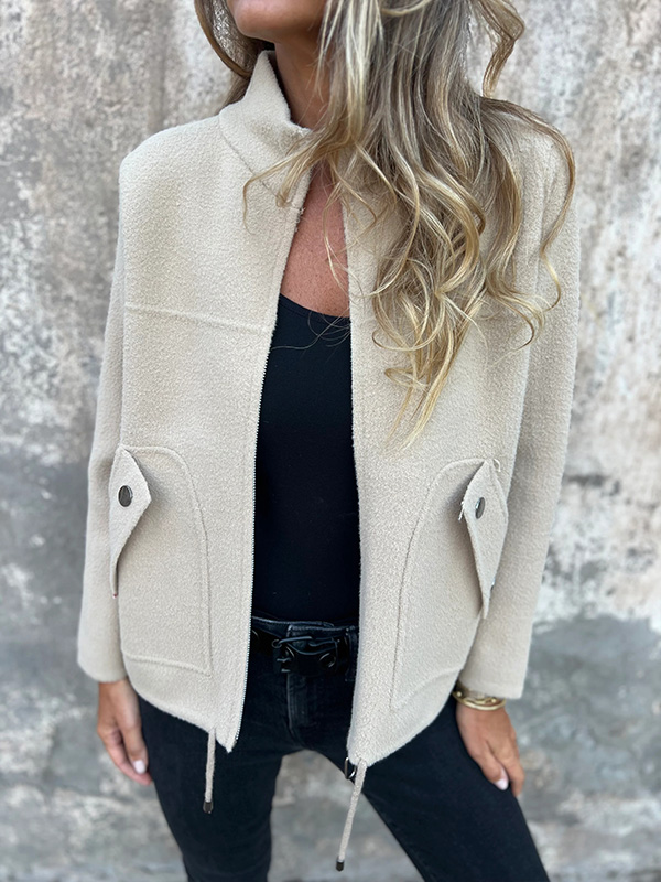 CLEARANCE?? Casual Zipper Drawstring Jacket