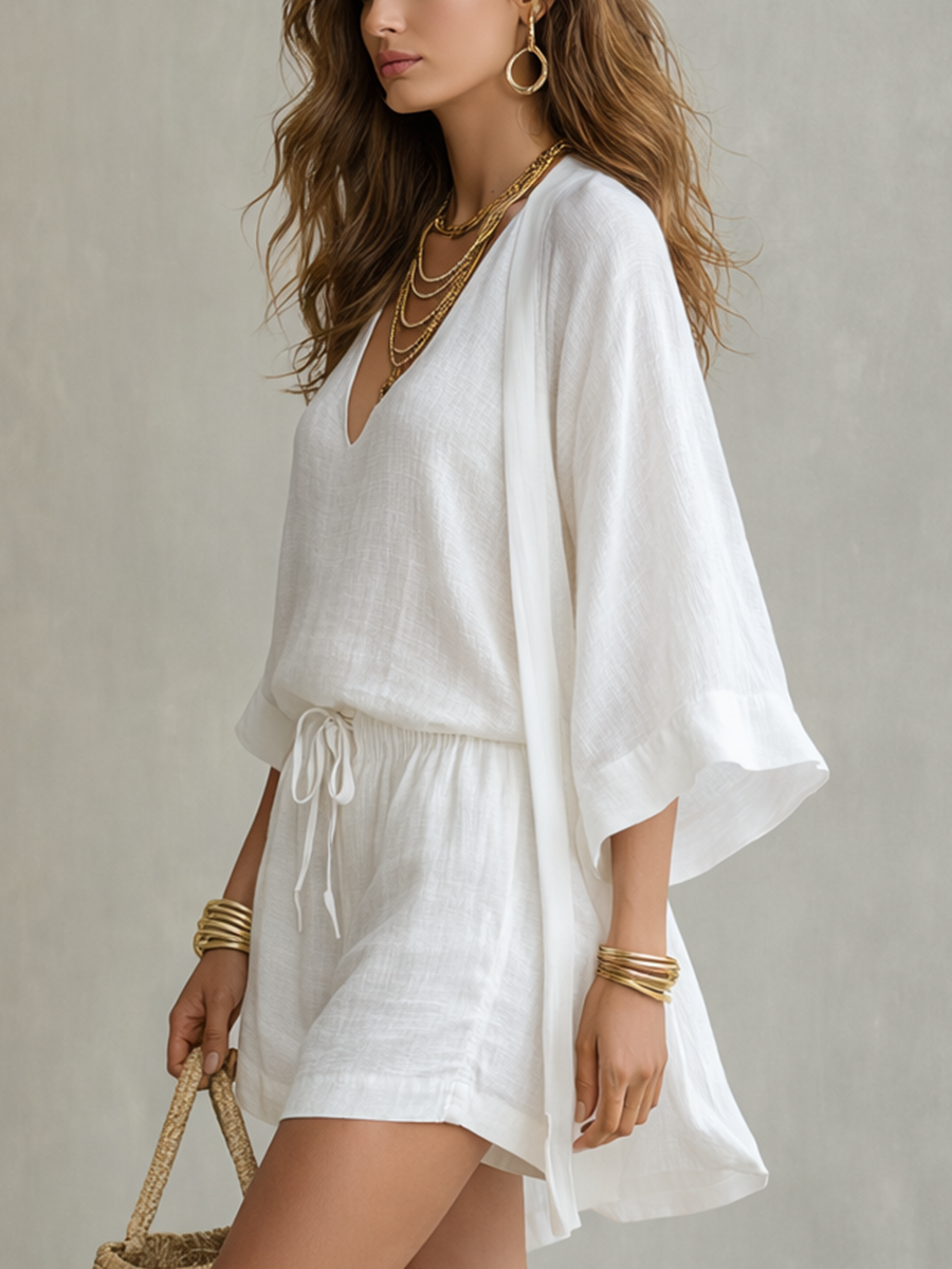 Lightweight Layered Casual Three-Piece Set