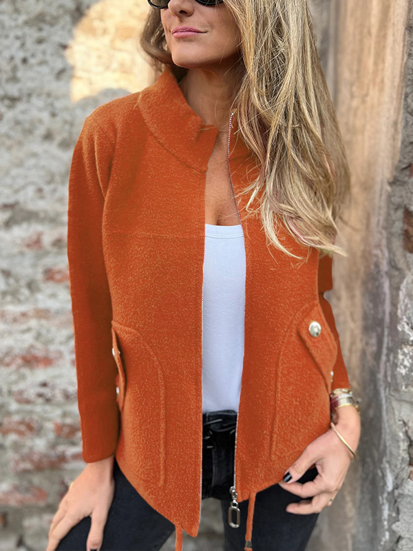 CLEARANCE?? Casual Zipper Drawstring Jacket