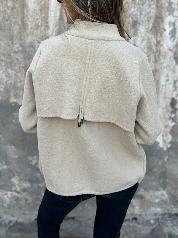 CLEARANCE?? Casual Zipper Drawstring Jacket