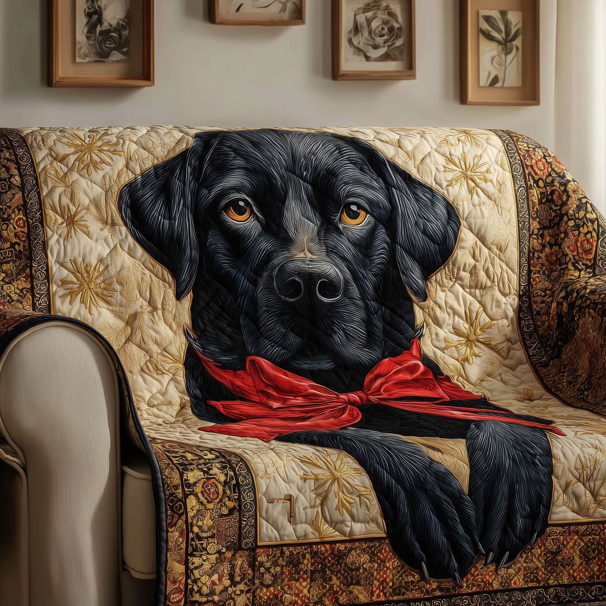 Bowtie Lab Quilted Sofa Cover GFTOQM338