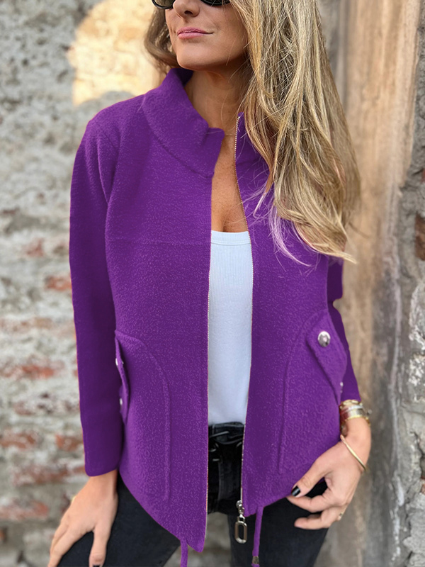 CLEARANCE?? Casual Zipper Drawstring Jacket