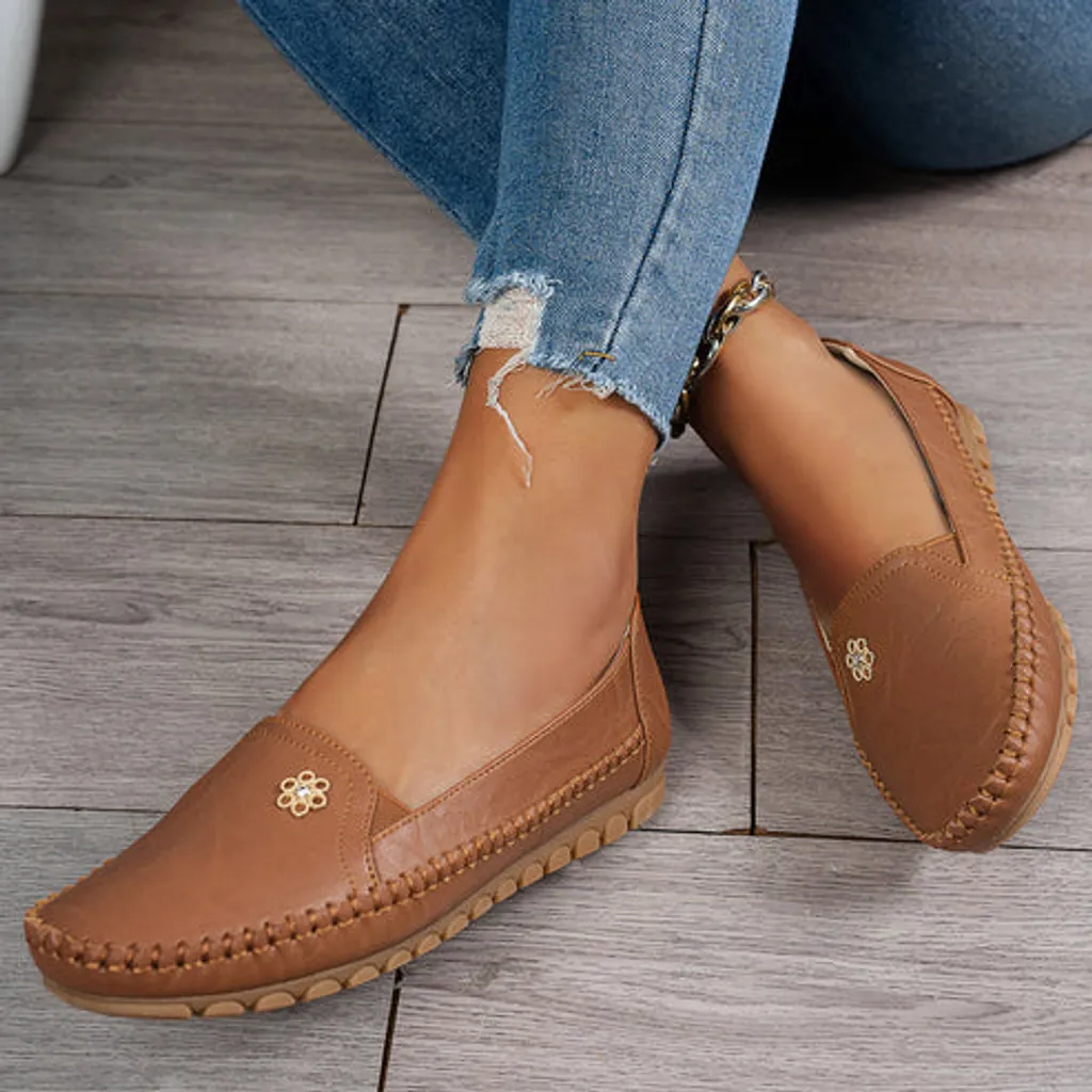 🔥Best Seller-Last Day Sale 60% OFF🔥 Orthopedic leather shoes, Lightweight, Anti-Slip, Breathable for Women