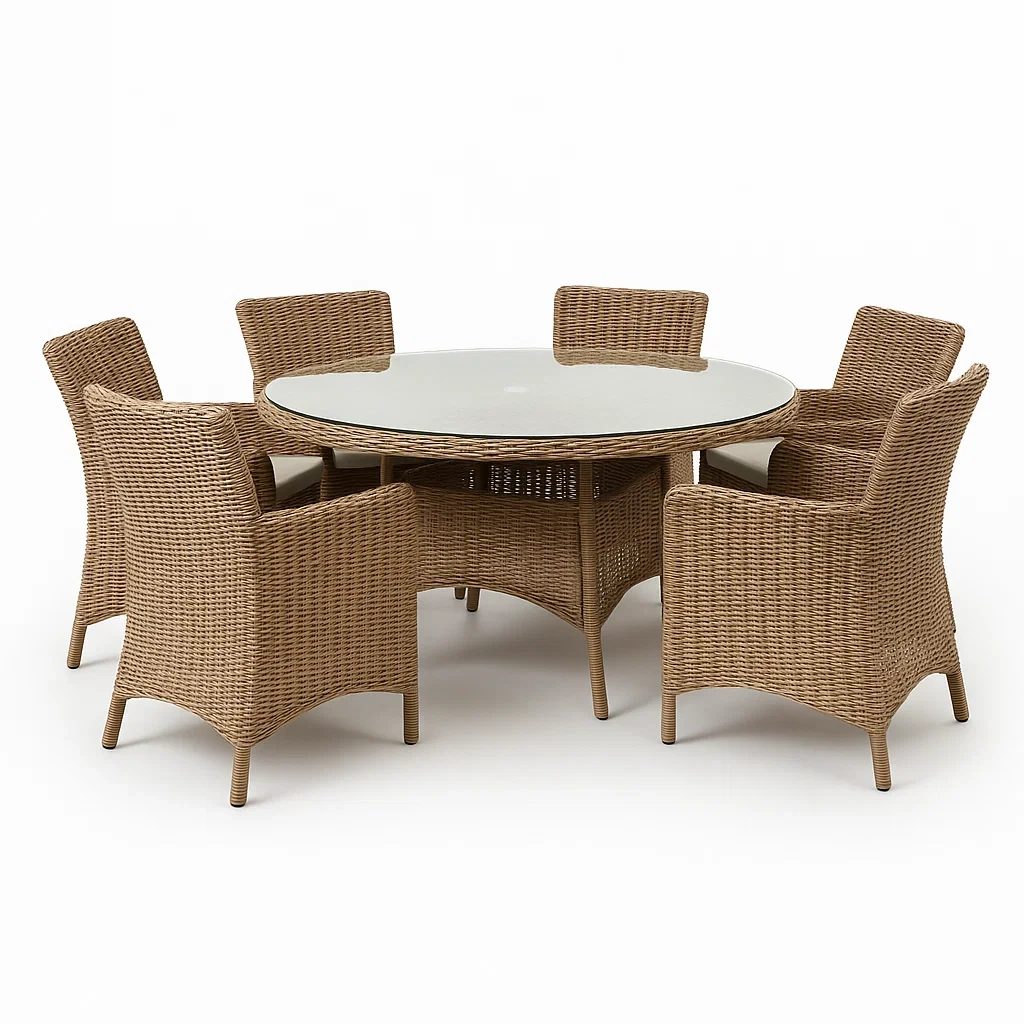 Arredi da pranzo per terrazza,Set tavolo e sedie da pranzo da terrazza - Vivafurnish