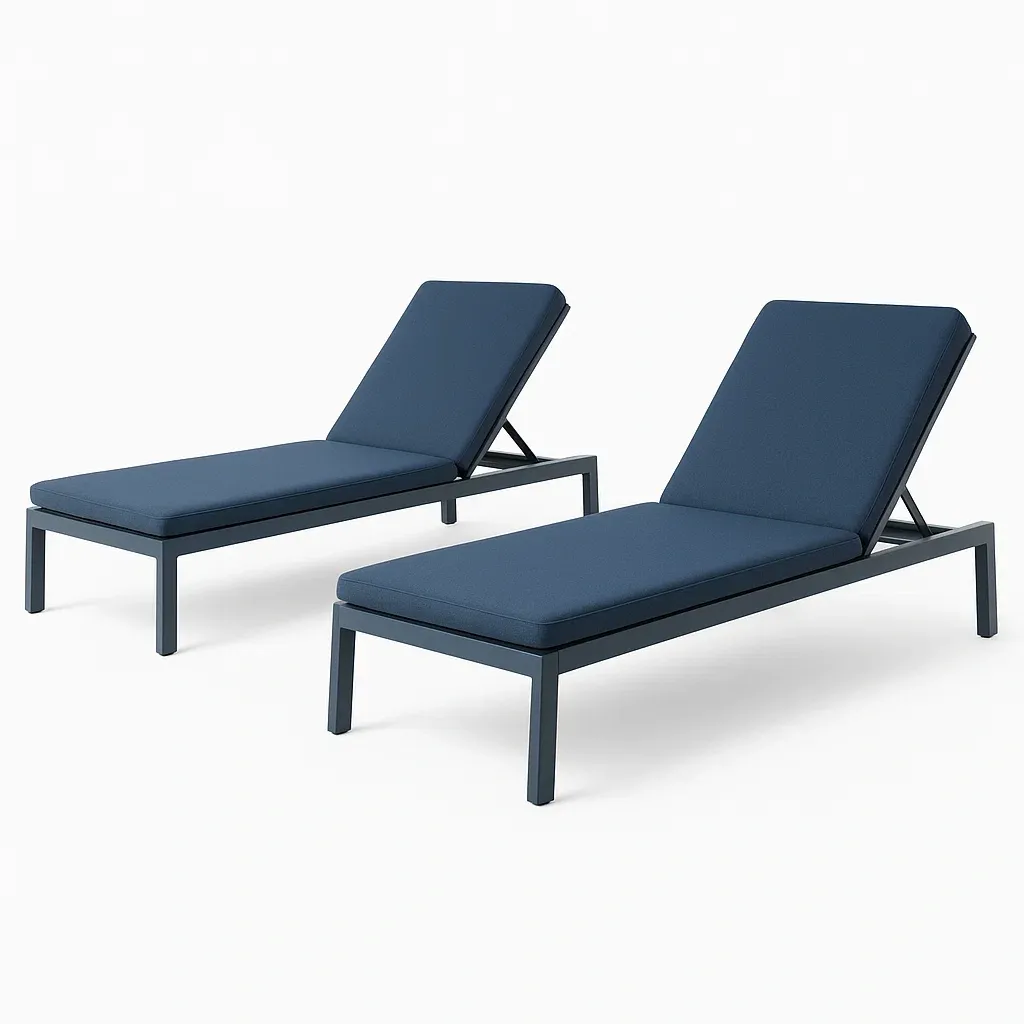 Arredi da terrazza,Set lettini prendisole da terrazza - Vivafurnish