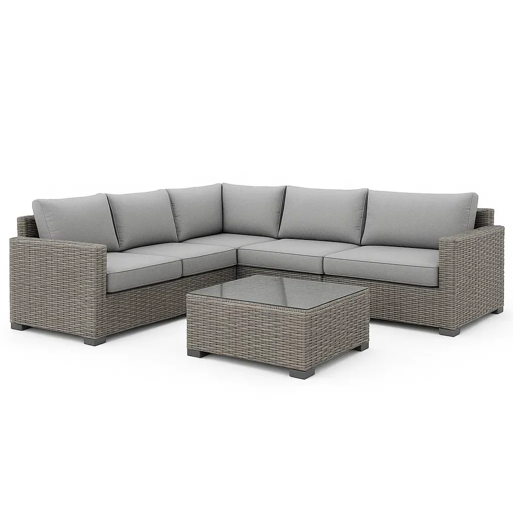 Arredi da terrazza,Set divani angolari da terrazza - Vivafurnish