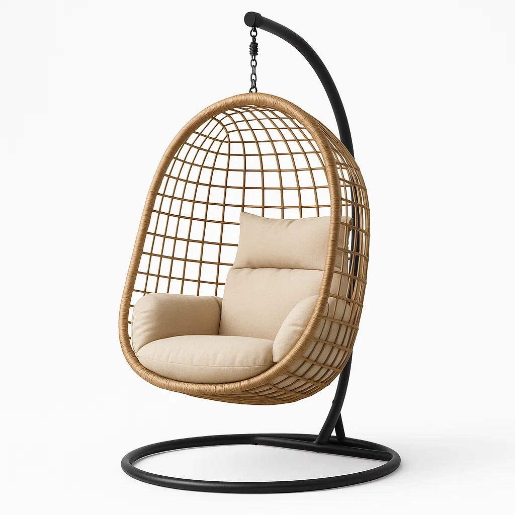 Arredi da terrazza,Poltrona sospesa a forma di uovo - Vivafurnish