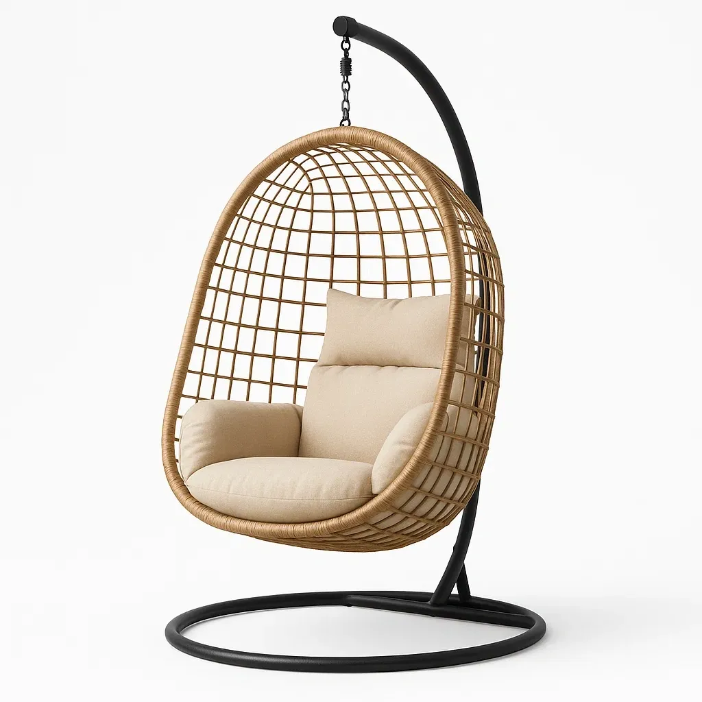 Arredi da terrazza,Poltrona sospesa a forma di uovo - Vivafurnish