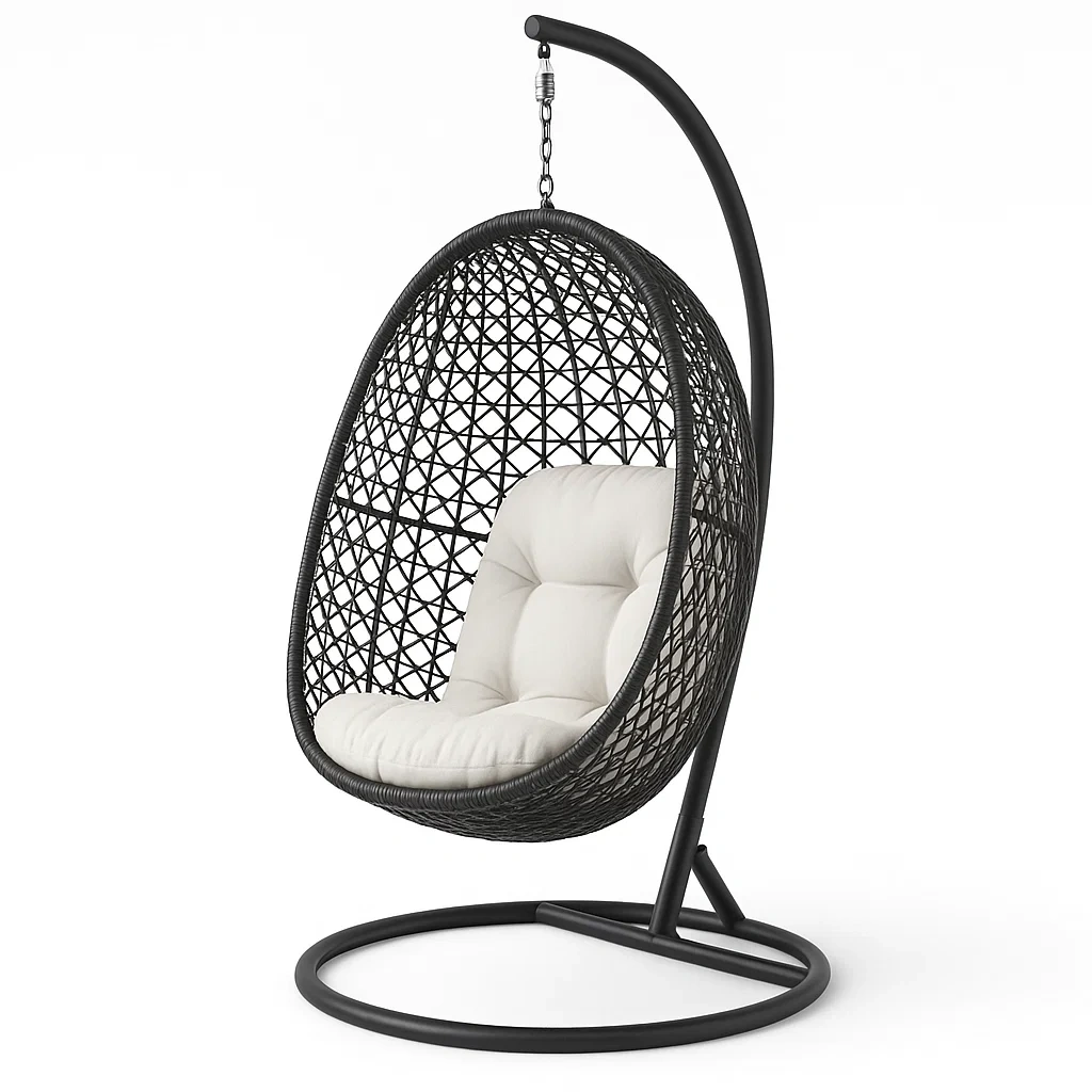 Arredi da terrazza,Poltrona sospesa a forma di uovo - Vivafurnish