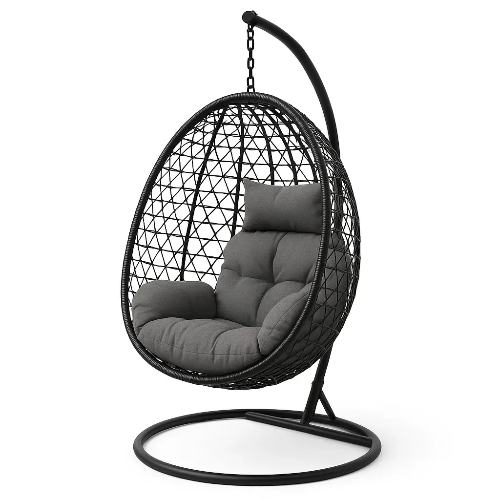 Arredi da terrazza,Poltrona sospesa a forma di uovo - Vivafurnish