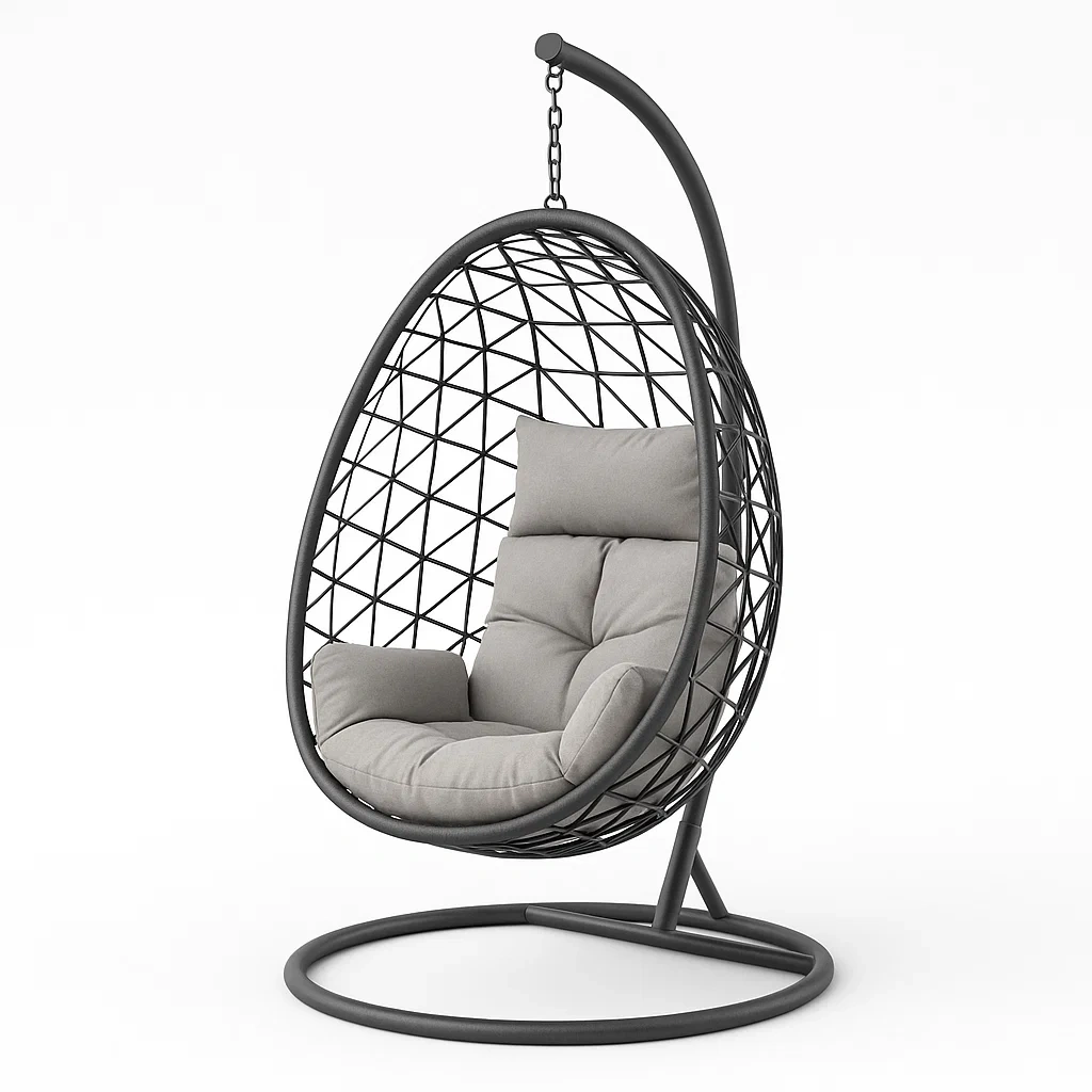 Arredi da terrazza,Poltrona sospesa a forma di uovo - Vivafurnish