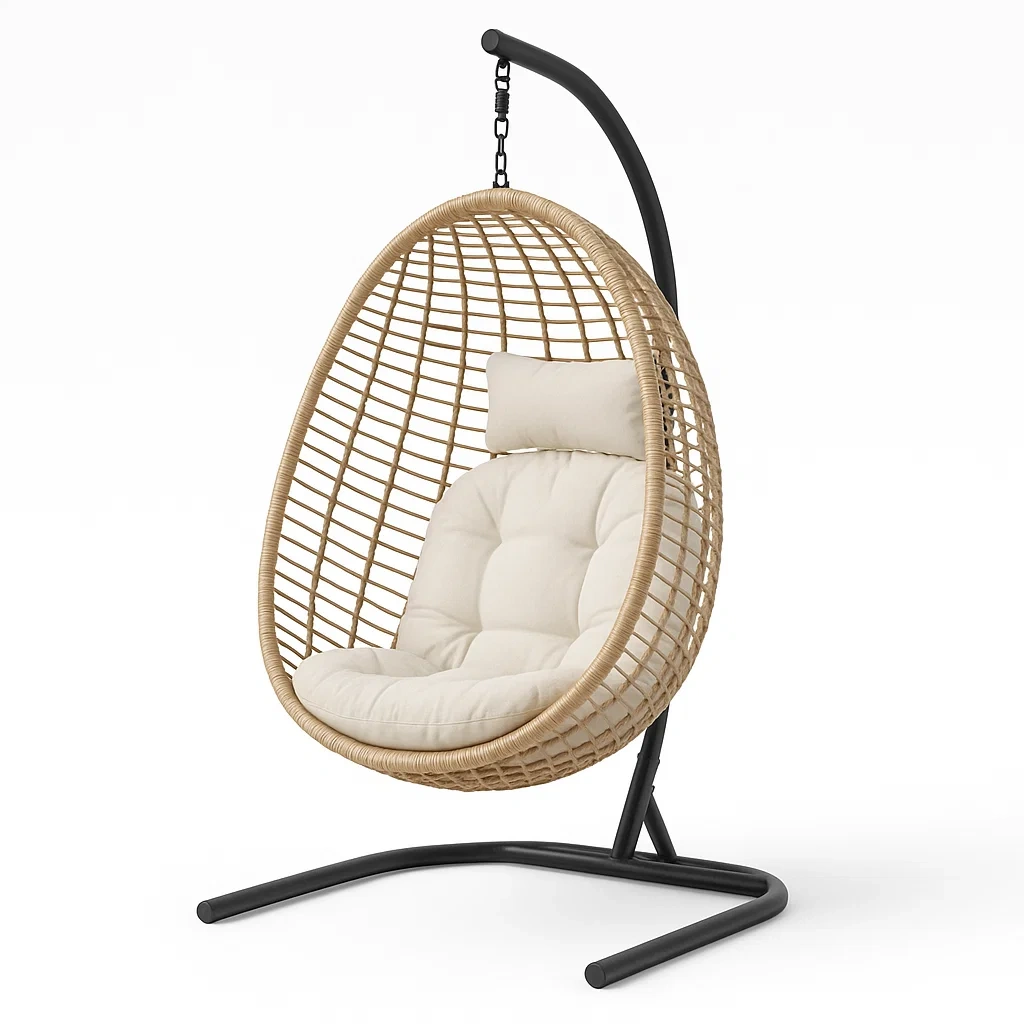 Arredi da terrazza,Poltrona sospesa a forma di uovo - Vivafurnish