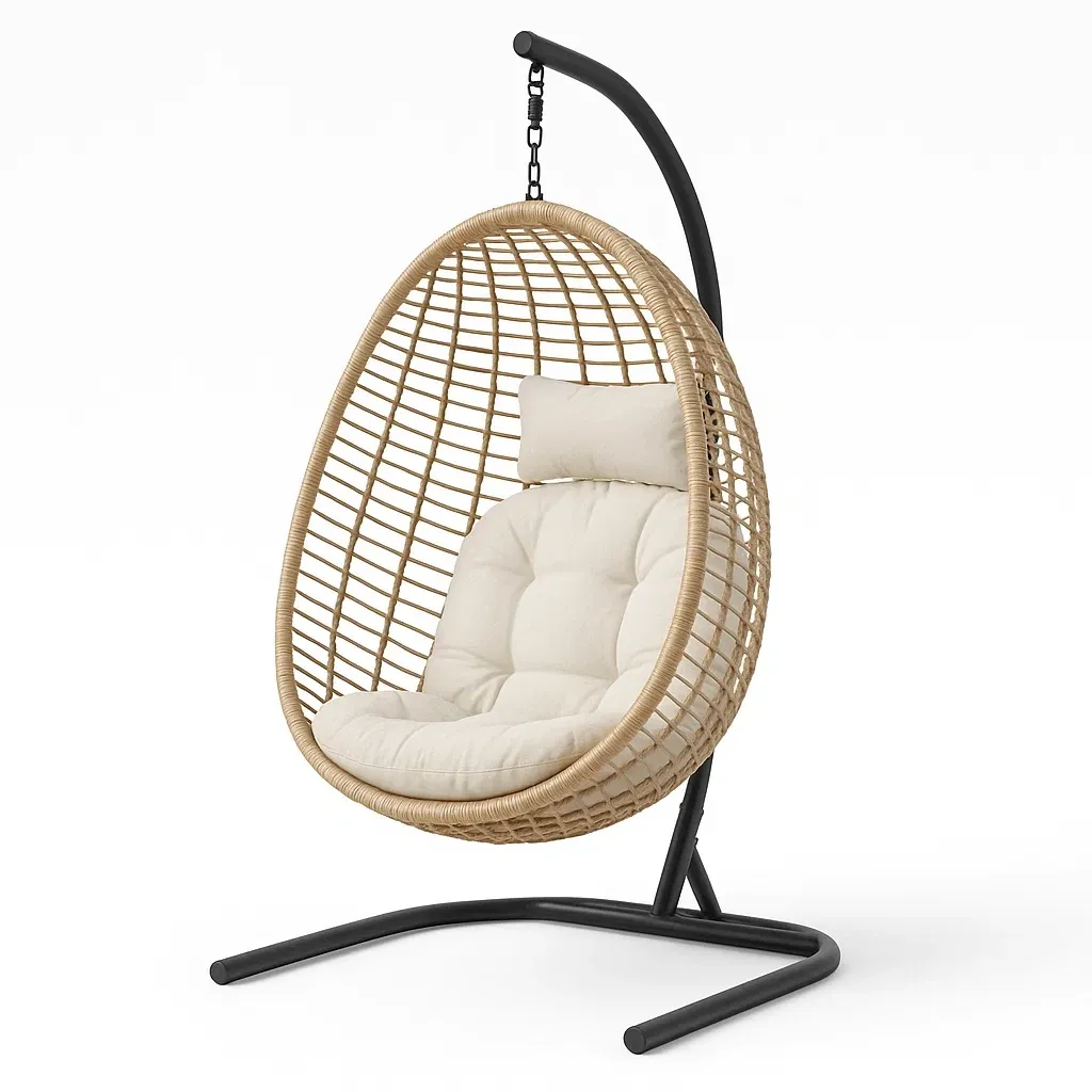 Arredi da terrazza,Poltrona sospesa a forma di uovo - Vivafurnish