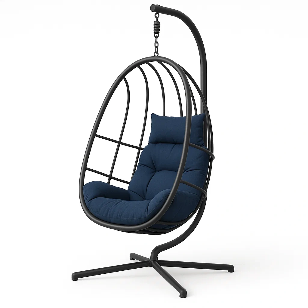 Arredi da terrazza,Poltrona sospesa a forma di uovo - Vivafurnish