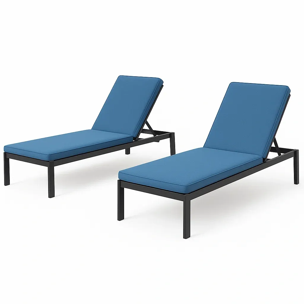 Arredi da terrazza,Set lettini prendisole da terrazza - Vivafurnish