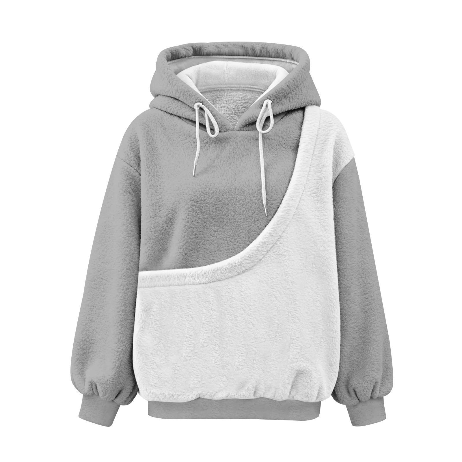 Flannel Pet Carrier Hoodie — Warm, Cozy & Convenient Kangaroo Pouch Sweatshirt for You and Your Pet