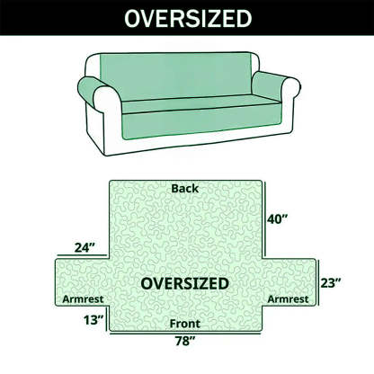 Candy Dachshund Quilted Sofa Cover GFTOQM1119